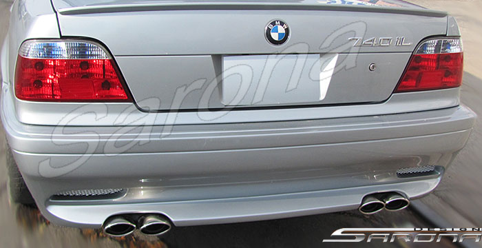 Custom BMW 7 Series  Sedan Rear Bumper (1995 - 2001) - $690.00 (Part #BM-020-RB)